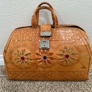 Vintage Leather Briefcase Bag